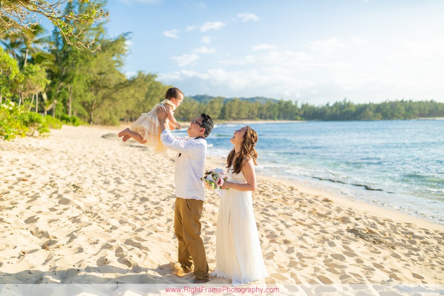 Wedding Vow Photography in Oahu Turtle Bay Resort