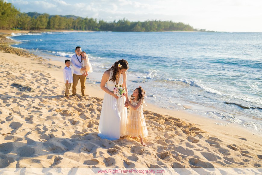 Wedding Vow Photography in Oahu Turtle Bay Resort